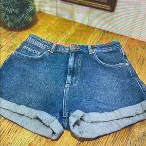 Denim Athletic Shorts